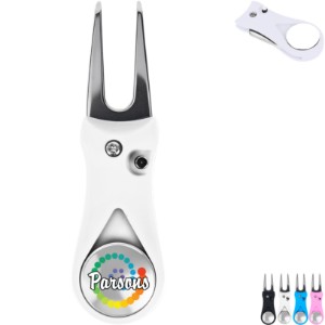 Foldable Golf Divot Tool with Mark - Direct Import - RP1063