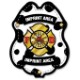 Firefighter Dalmation Plastic Badge
