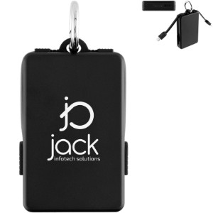 UL Listed Power Bank Key Ring, 2000mAh - HT7388