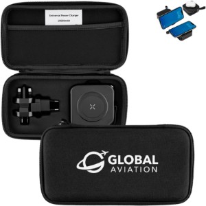 Power Bank & Charger w/ International Adapters, 10000mAh - HT7392