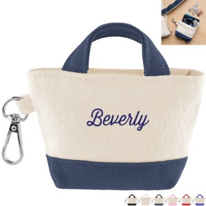 Recycled 12oz. Cotton Mini Tote Bag Charm - HT7410