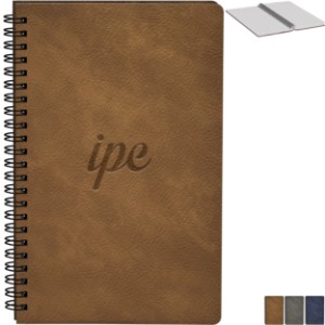 Old Money Soft Cover Spiral Journal, 5-1/4" x 8-1/4" - SG5904