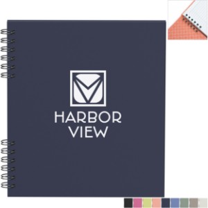 Colorpulse Hard Cover Spiral Journal, 8.6" x 9.2" - SG5865