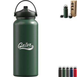 Winner's Circle Recycled Stainless Steel Bottle w/ Cap Kit, 33oz. - SG5884