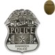 Junior Police Officer Eagle & Star Badge, Pin Back
