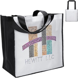 Picasso Polyester Tote, Sparkle - BA9051