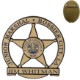Junior Marshal 5 Point Star Badge, Pin Back