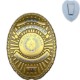 Junior Police Officer Oval Badge, Clip Back