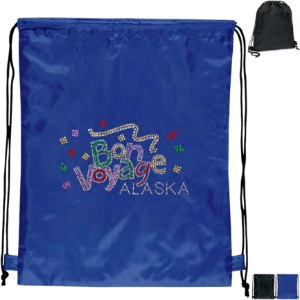 Scout™ Polyester Drawstring Backpack, Sparkle - BA9058