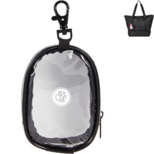 Round Clear Bag Charm - LD1122