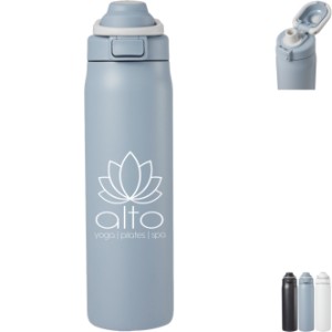 London Recycled Sip & Chug Vacuum Insulated Bottle, 24oz. - LD1089