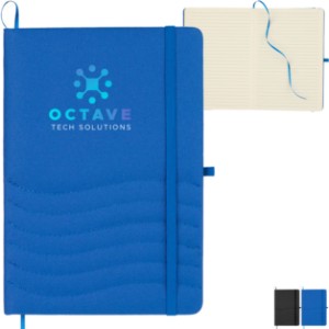 Scripto® Tidal Recycled Bound Notebook, 8-1/2" x 5-1/2" - LD1099