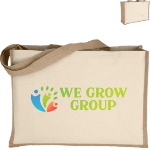 Josephine™ Natural Tote, Full Color - BA9086