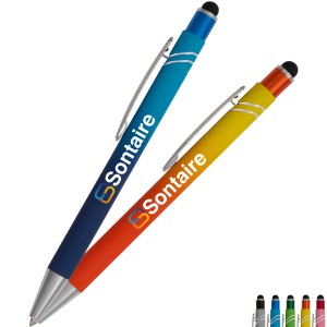 Burst Recycled Aluminum Gel Stylus Pen - BT2658