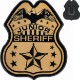 Junior Sheriff Badge, Direct Print