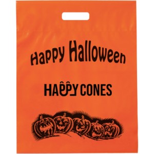 Halloween Frosted Die Cut with Happy Halloween Stock Design, 12" x 15" - AB2310