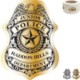 Junior Police Badge Sticker, Roll of 1000, Custom