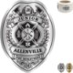 Junior Firefighter Shield Badge Sticker, Roll of 1000, Custom