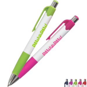 Carnival Colored Accents Gripper Pen - GB1364