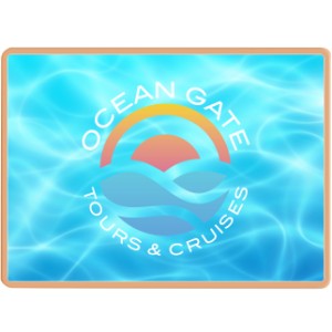 Wicked Good Cookies® 3" x 4" Rectangle Logo Sugar Cookie - GB1339