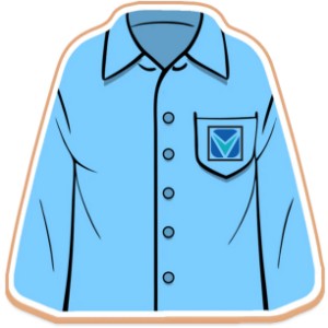 Wicked Good Cookies® 4" Long Sleeve Shirt Shaped Logo Sugar Cookie - GB1330