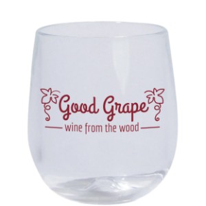 Silipint® Silicone Crystal Clear Wine Glass, 12oz. - GB1305
