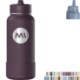 Hydrapeak® Insulated Water Bottle w/ Straw Lid, 32oz.