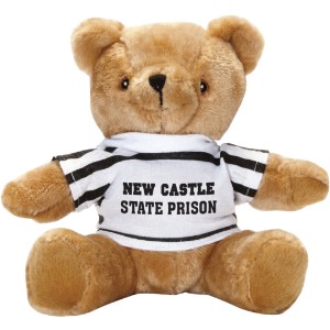 State Penitentiary Plush Bear, 7" - CY1105
