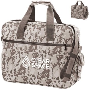 Digital Camo Polyester Briefcase Messenger Bag - DM5080