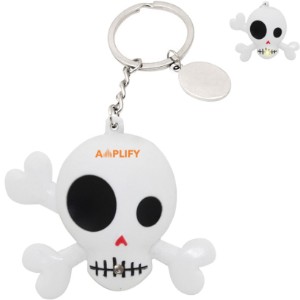 Skull LED Light & Sound Keychain - DM5100