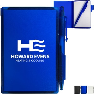 Pocket Size Notebook & Pen Set, 3" x 4" - LE2599