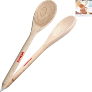 Wooden Spoon Shaped Pen - LE2604