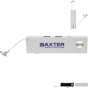 USB & Type-C rABS Hub w/ Level & Ruler - HT7449
