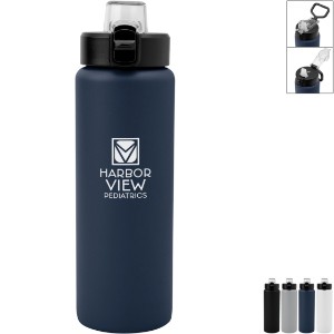 Nolan Recycled Single Wall Stainless Steel Bottle, 30oz. - HT7475