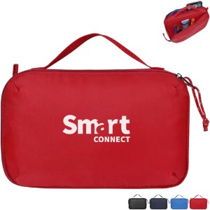 Parker Recycled rPET Dual Zippered Pouch - GM2819