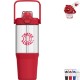 Single Wall Water Bottle with Multi-Function Lid, 40 oz.