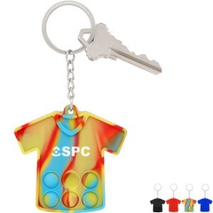 T-Shirt Sports Jersey Push Pop Bubble Keychain - PM3412