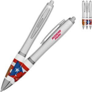 Puerto Rico Recycled ABS Ballpoint Pen - PM3413