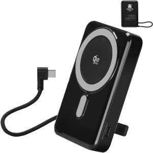 iLive™ Powered 10K Power Bank w/ USB-C & Stand, 10000mAh - GM2859
