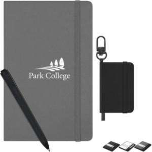 Moleskine® Large Notebook, GO Pen & Mini Notebook Charm Gift Set - GM2864
