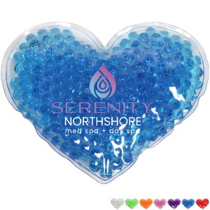 Large Heart Full Color Aqua Pearls™ Hot & Cold Pack - AR2365