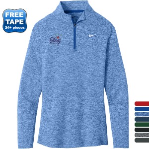 Nike® Dri-FIT Stride Polyester/Elastane Ladies' 1/2 Zip - NK2339