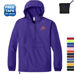 Champion® Packable Polyester Micro Poplin Anorak Unisex Jacket - WJ7394
