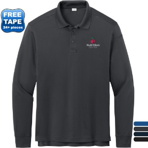 CornerStone® Workwear Pro Polyester Tactical Long Sleeve Men's Polo - WJ7400