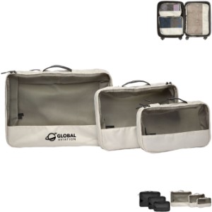 High Sierra® Courier Compression rPET Packing Cube Set - LD1134