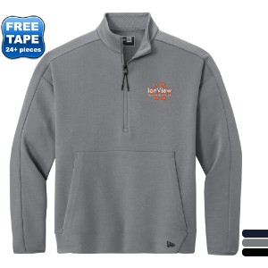 New Era® Double Back Poly/Cotton Men's 1/4-Zip - WJ7444