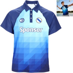 Performance Full Color Dye Sublimated Short Sleeve Men's Polo - Direct Import - RP2100