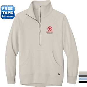 New Era® Heritage Cotton/Poly Fleece Ladies' 1/2 Zip - WJ7449