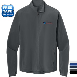 Sport-Tek® Repeat Poly/Spandex Men's Jacket - WJ7471