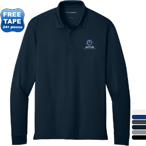 Port Authority® Wearever Performance Poly Pique Long Sleeve Men's Polo - WJ7464